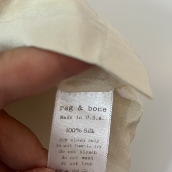 RAG & BONE SILK SLEEVELESS BLOUSE - Picture 7 of 7